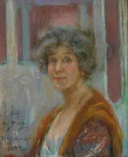 Self Portrait in 1924 - by Alice Pike Barney