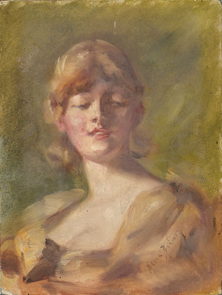 Study of Head - by Alice Pike Barney