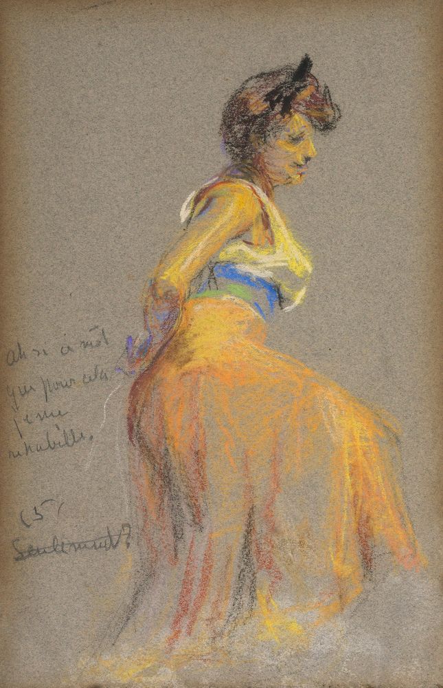 Model in Yellows - by Alice Pike Barney