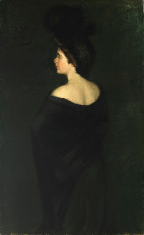 Laura in Blacks - by Alice Pike Barney