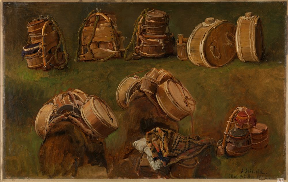 Study of Pack Saddles and other Objects - by Anders Askevold