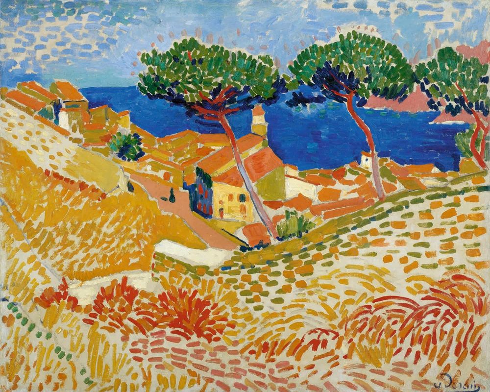 Vue de Collioure (View of Collioure) - by André Derain