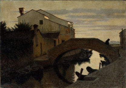 The First Mass at Burano - by Angelo Morbelli