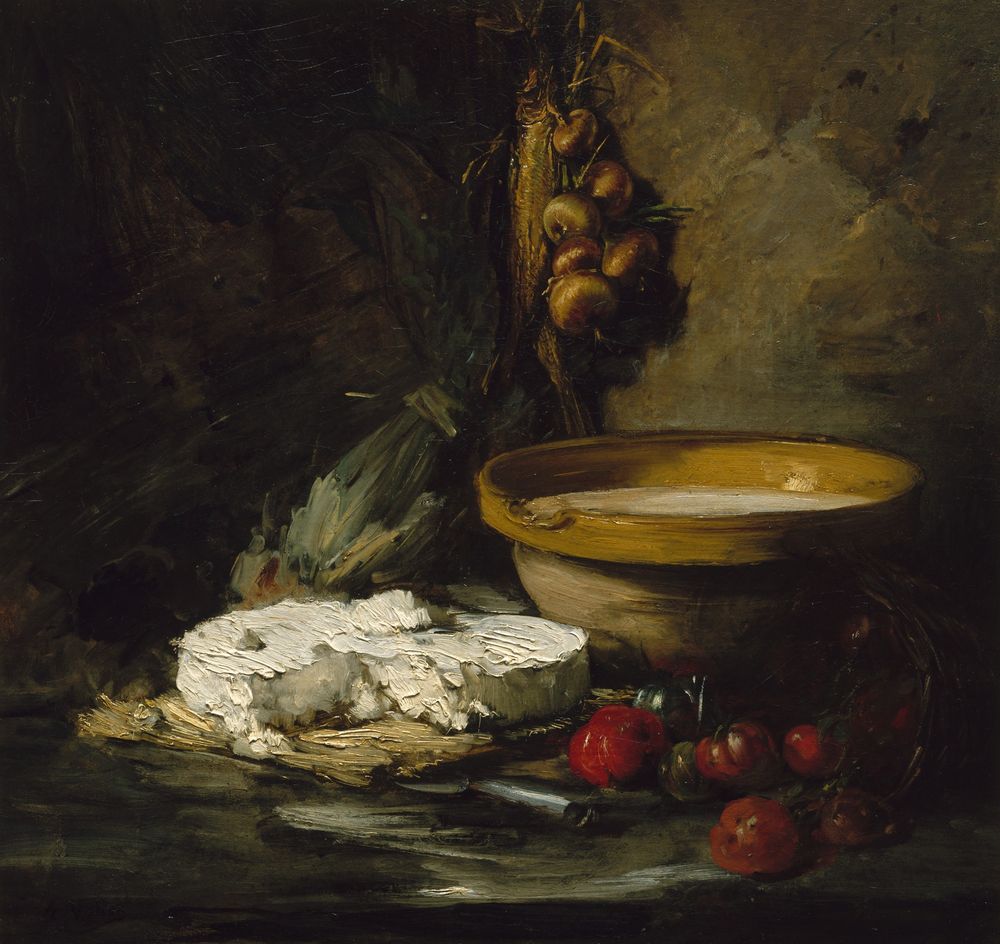 Still Life with Cheese - by Antoine Vollon