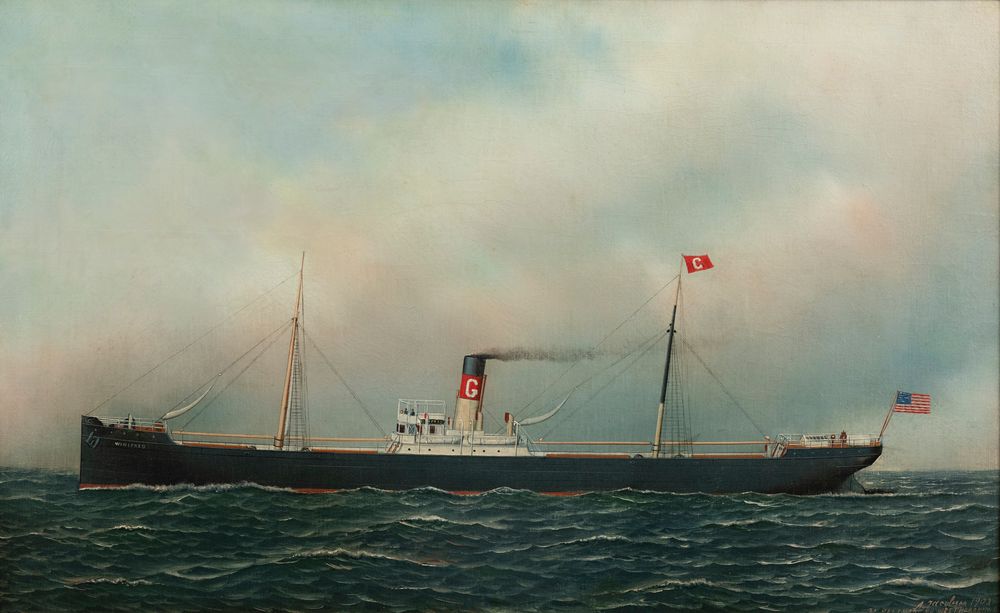 Ship S.S. WINIFRED - by Antonio Jacobsen