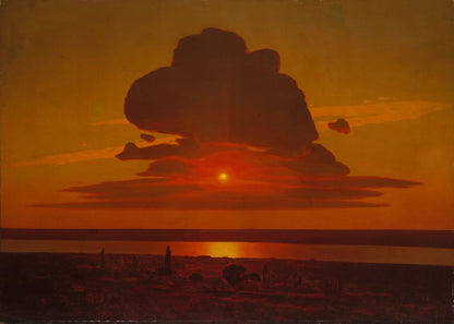 Red Sunset on the Dnieper - by Arkhip Kuindzhi