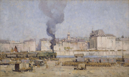 Boulogne - by Arthur Streeton