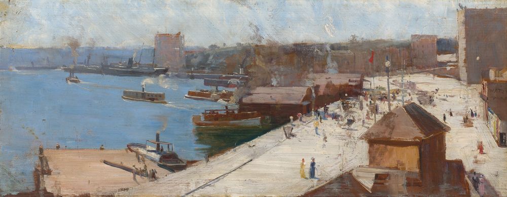 Circular Quay - by Arthur Streeton