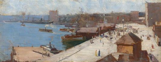 Circular Quay - by Arthur Streeton