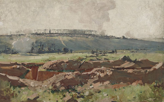 Villers Bretonneux - by Arthur Streeton