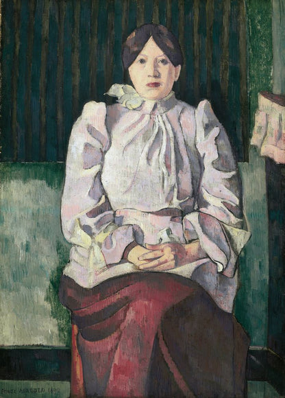 Portrait of Marie Lemasson - by Émile Bernard