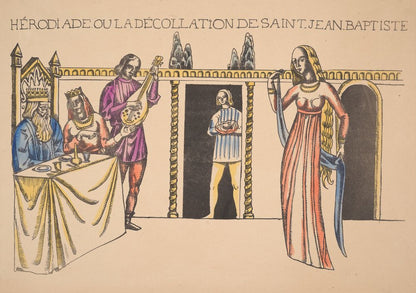 Herodias, or the Beheading of John the Baptist (Hérodiade, ou la decollation de St. Jean-Baptiste) - by Émile Bernard