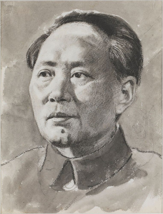 Portrait of Chairman Mao - by Xu Beihong