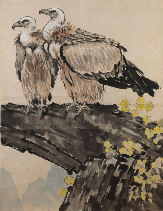 Two Vultures - by Xu Beihong