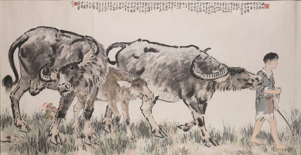 Oxen - by Xu Beihong