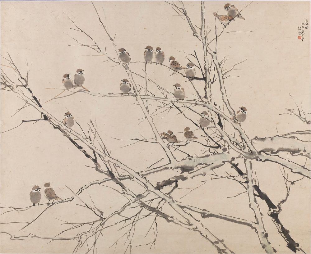 Morning Song - by Xu Beihong