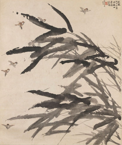 Against the Wind - by Xu Beihong