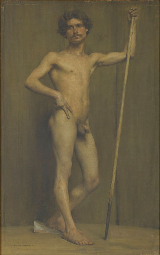 Male Nude - by Xu Beihong