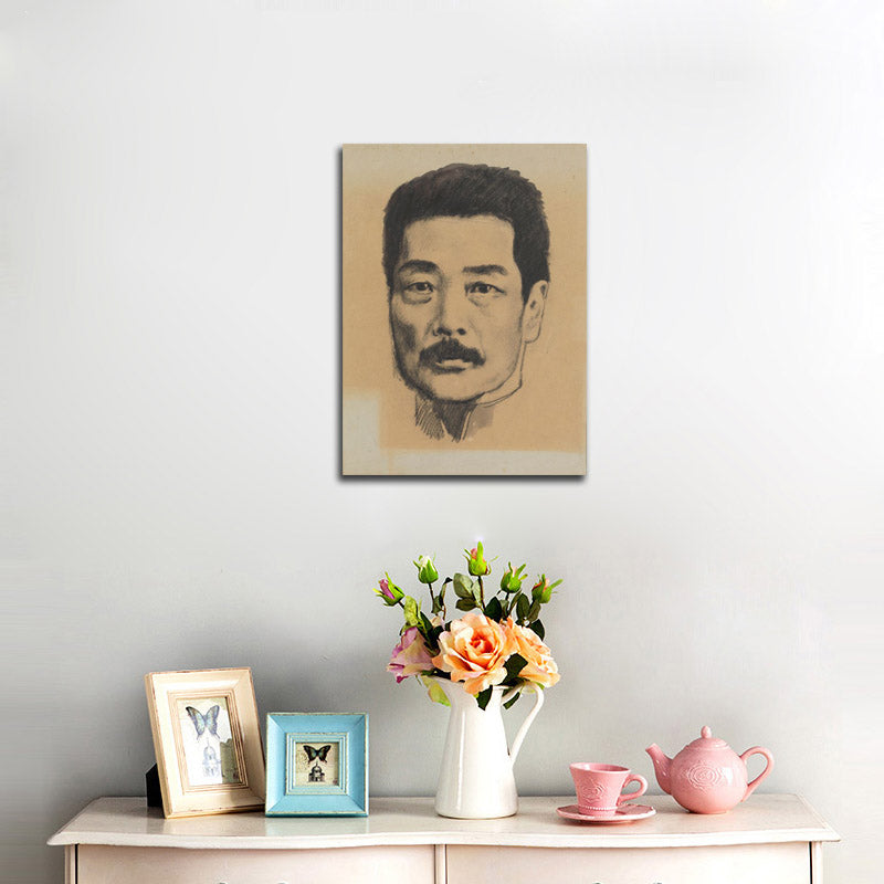 Portrait of Lu Xun - by Xu Beihong