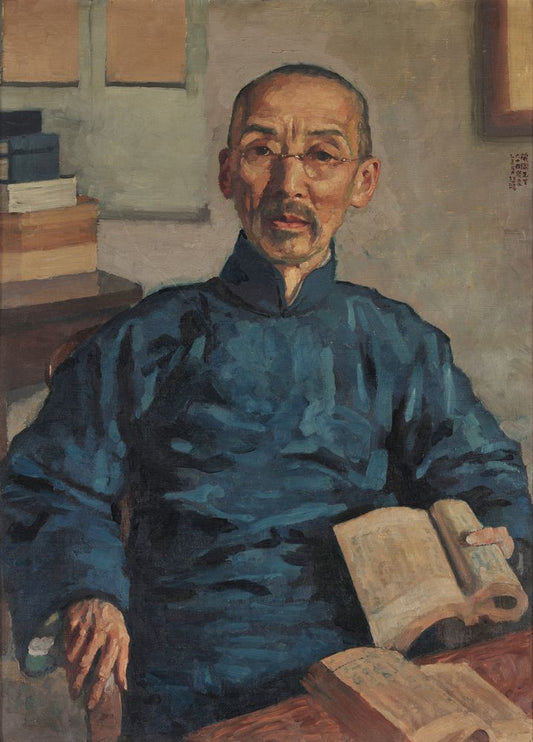 Portrait of Fu Zengxiang - by Xu Beihong