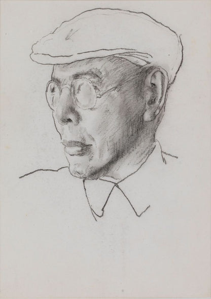 Portrait of Tian Han - by Xu Beihong