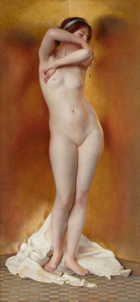 Glow of Gold, Gleam of Pearl - by William McGregor Paxton