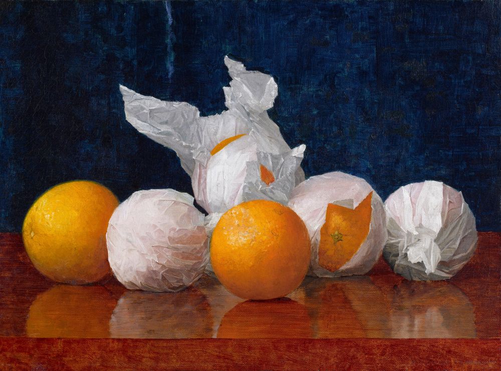 Wrapped Oranges - by William J. McCloskey