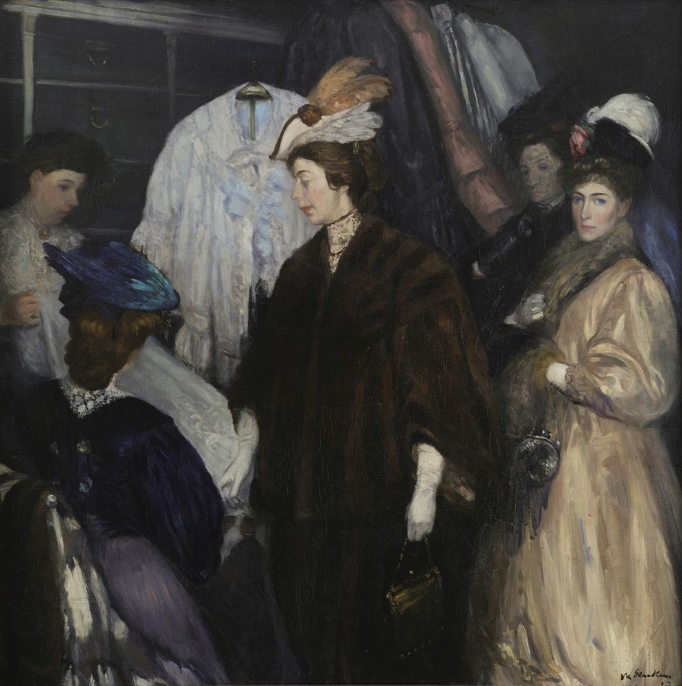 The Shoppers - by William Glackens