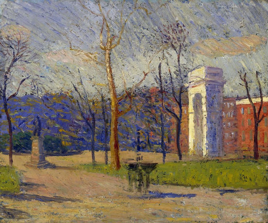 Washington Square - by William Glackens