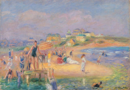 Good Harbor Beach - by William Glackens