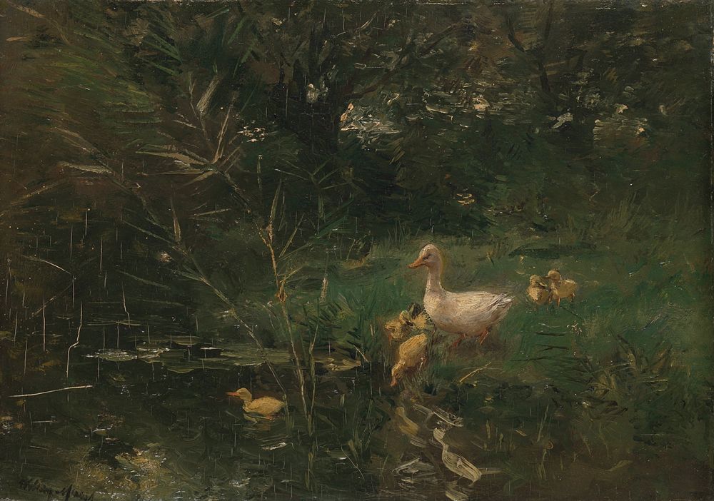 Eendjes - by Willem Maris