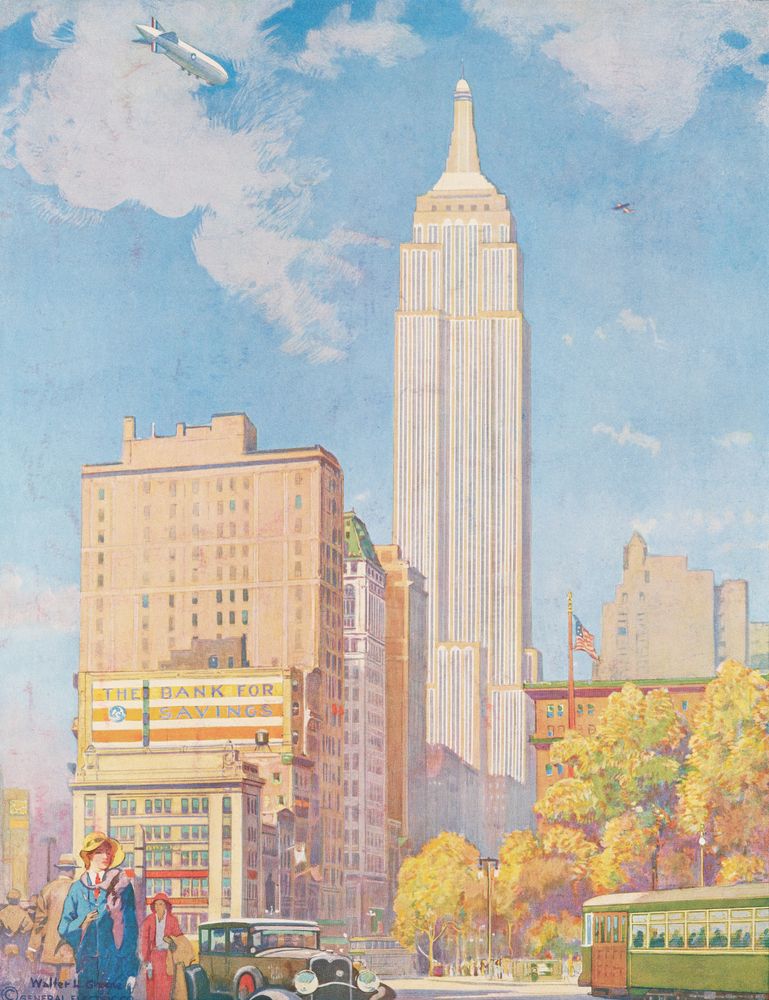 The Empire State Building - the World's Tallest Structure - by Walter L. Greene