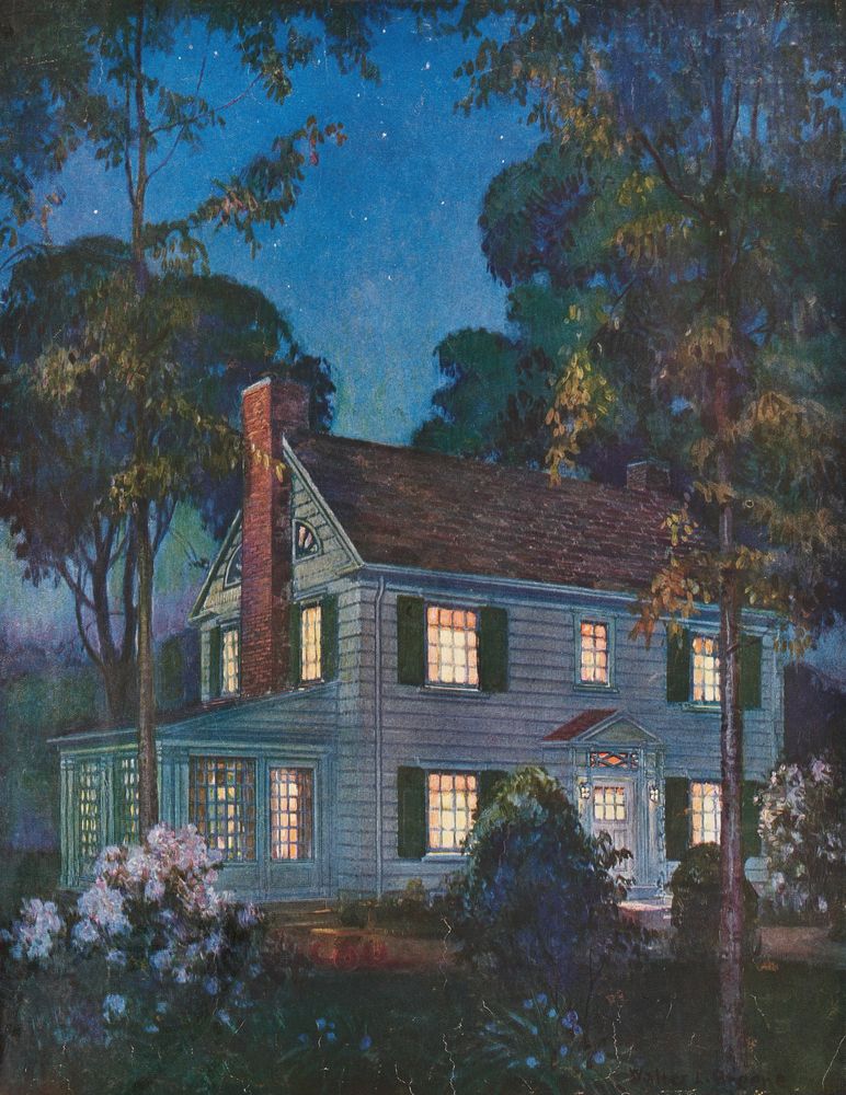 Electricity makes both cottage and  mansion the home of a hundred comforts - by Walter L. Greene