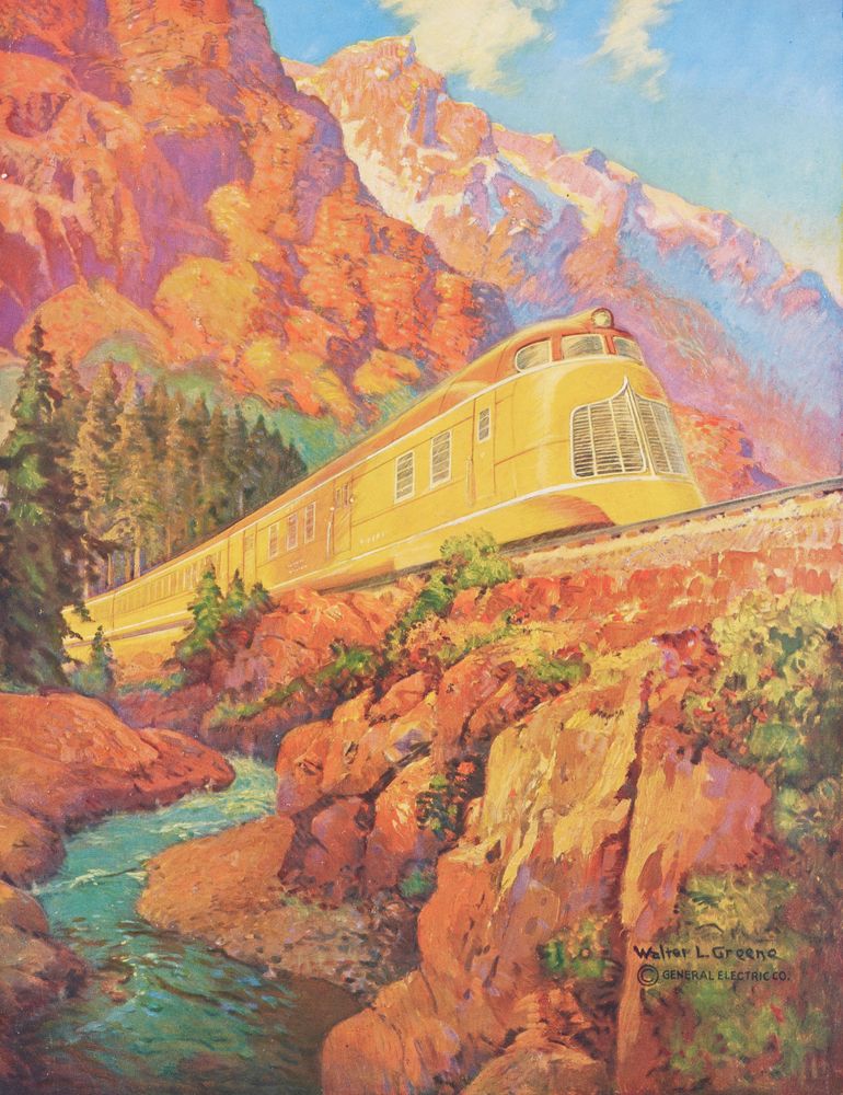 The Diesel-Electric Train - by Walter L. Greene