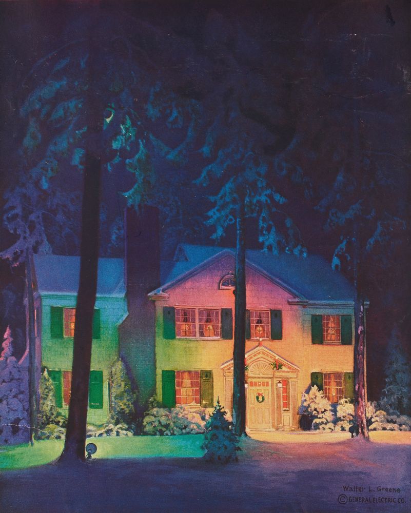 Exterior Home Lighting Brings Added Cheer and Beauty to the Christmas Season - by Walter L. Greene