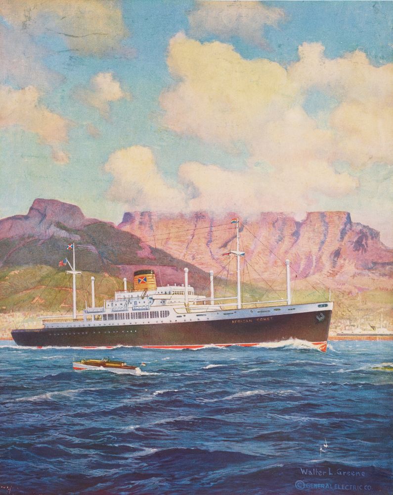 New Ships, Electric-Welded, and Driven by G-E Turbines, Swell the US Merchant Fleet - by Walter L. Greene