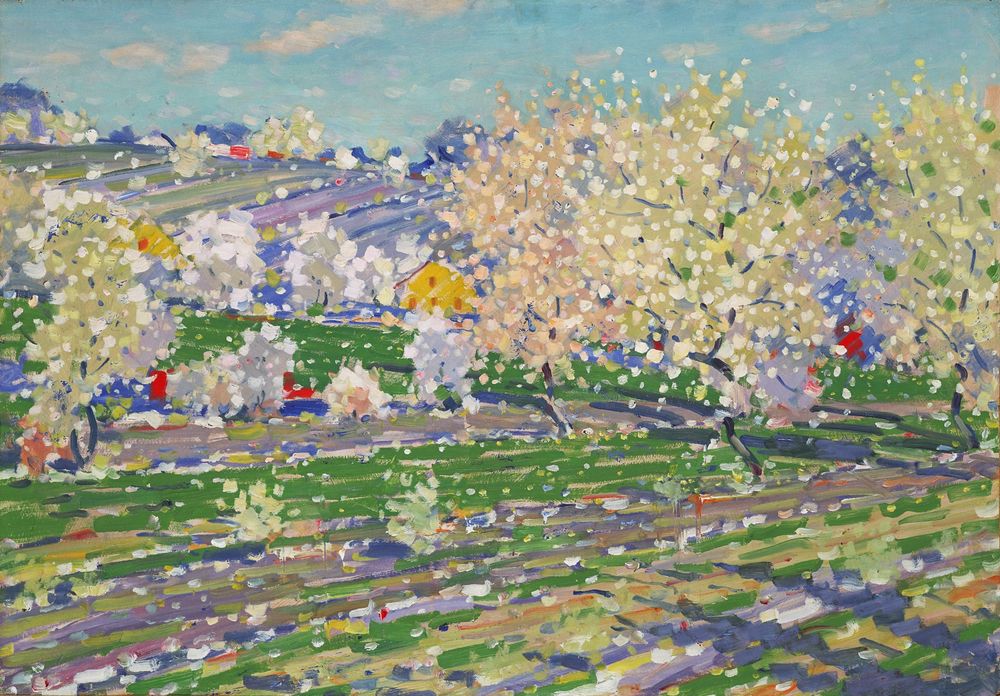 In Spring (Blossom Time) - by Vilhelms Purvītis