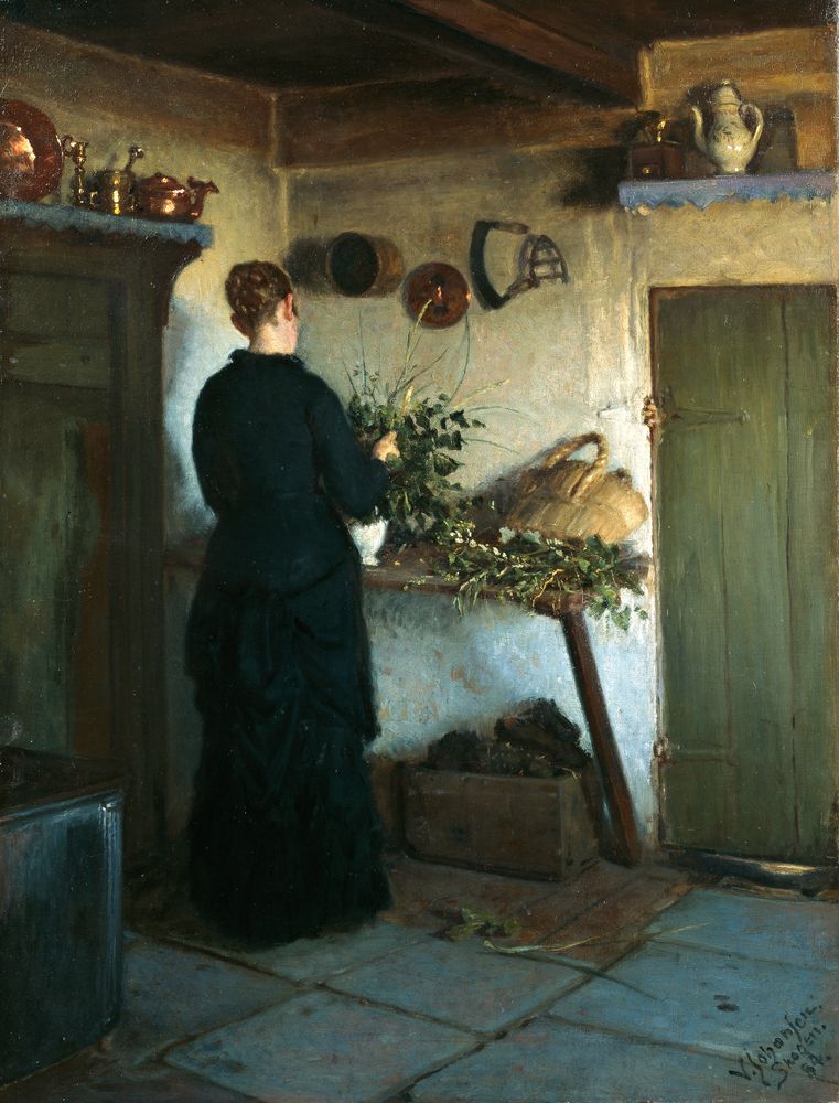 Kitchen interior - by Viggo Johansen