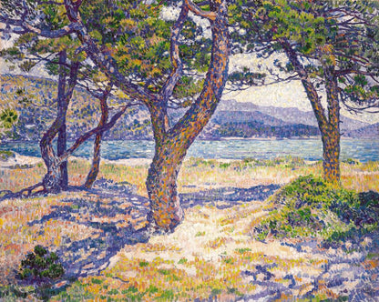 The Mediterranean at Le Lavandou - by Théo van Rysselberghe