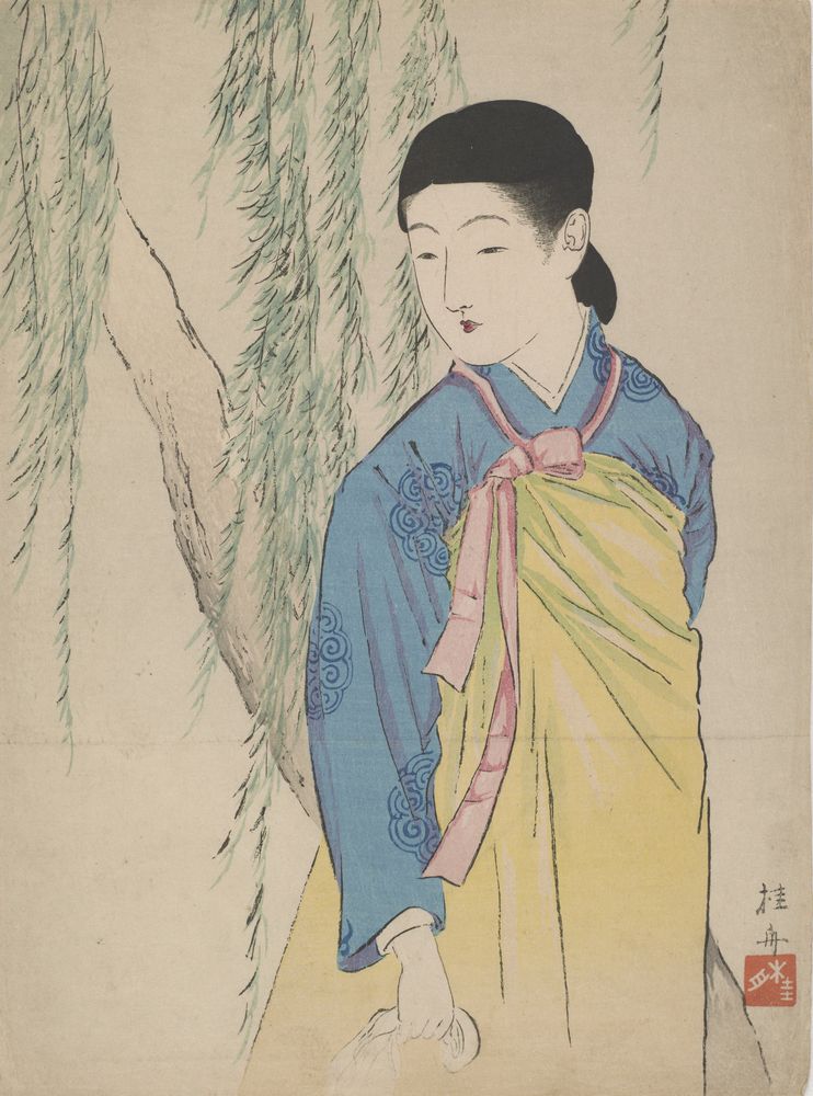 Korean Lady - by Takeuchi Keishū