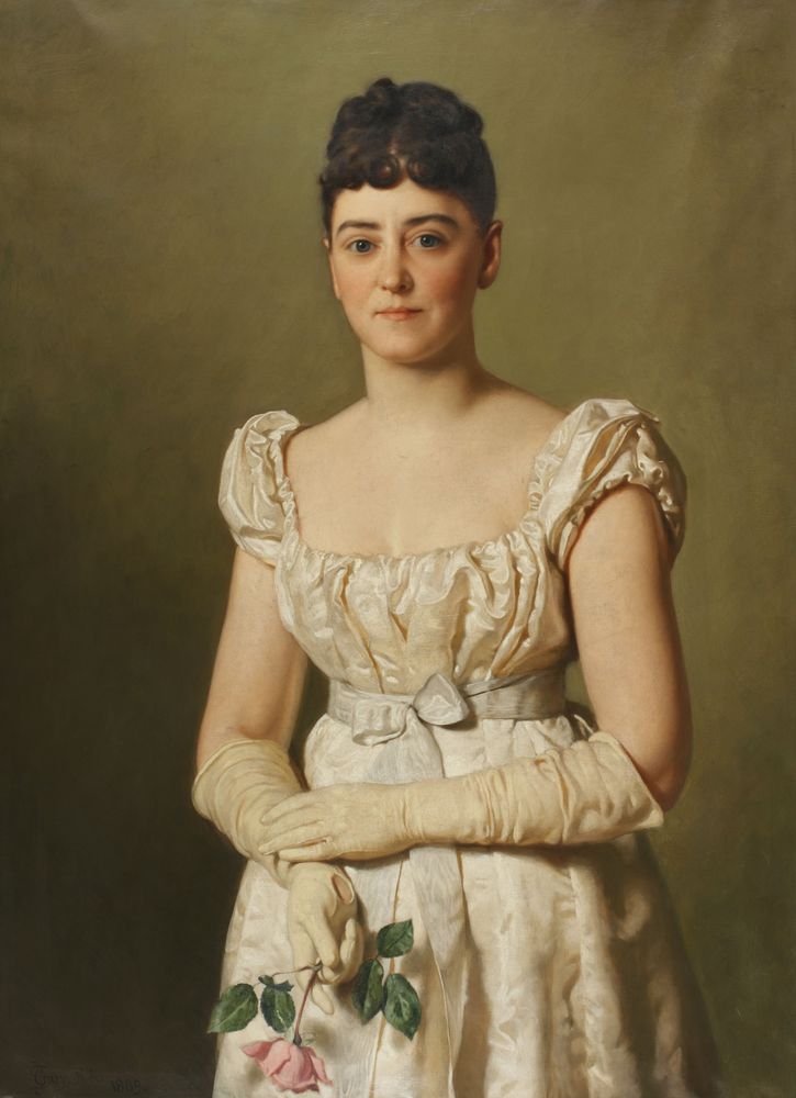 Mary Augusta Green De Camp Banks (1843-1935) - by Seymour Joseph Guy