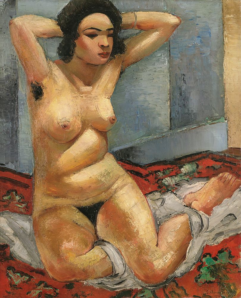 Nude Woman - by Sava Šumanović