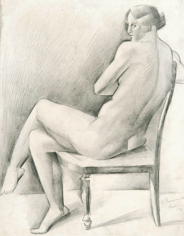 Female Nude - by Sava Šumanović