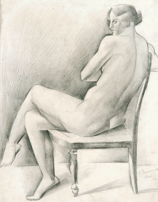 Female Nude - by Sava Šumanović