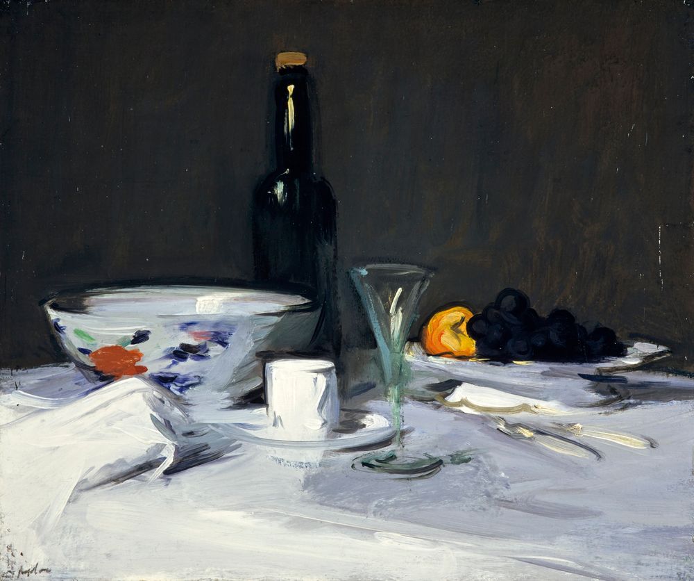 The Black Bottle - by Samuel Peploe