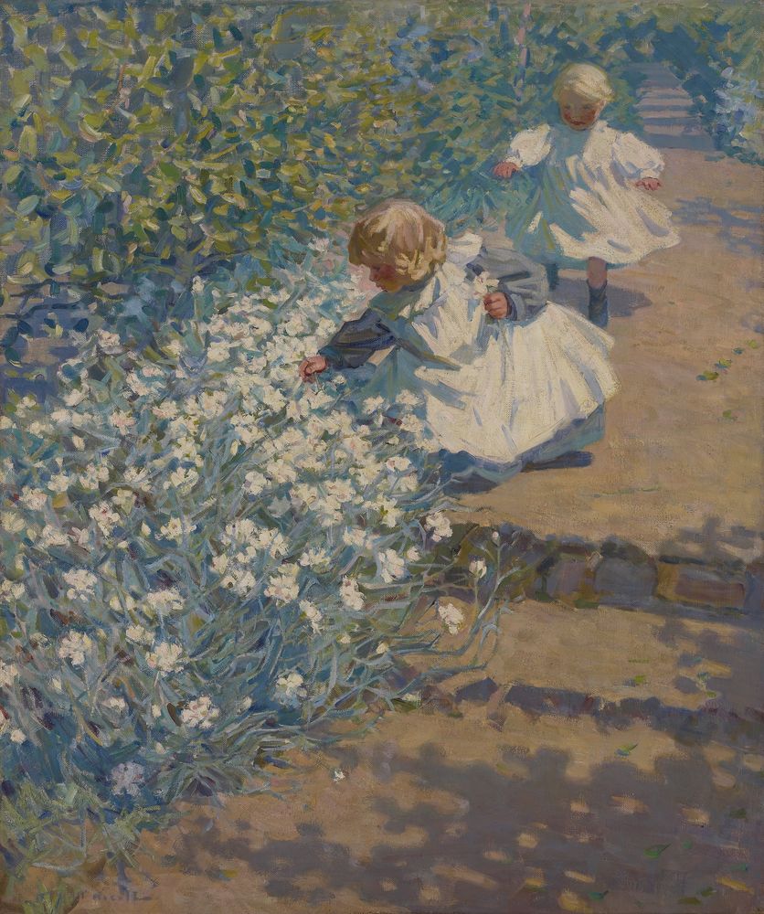 Picking Flowers - by Helen McNicoll