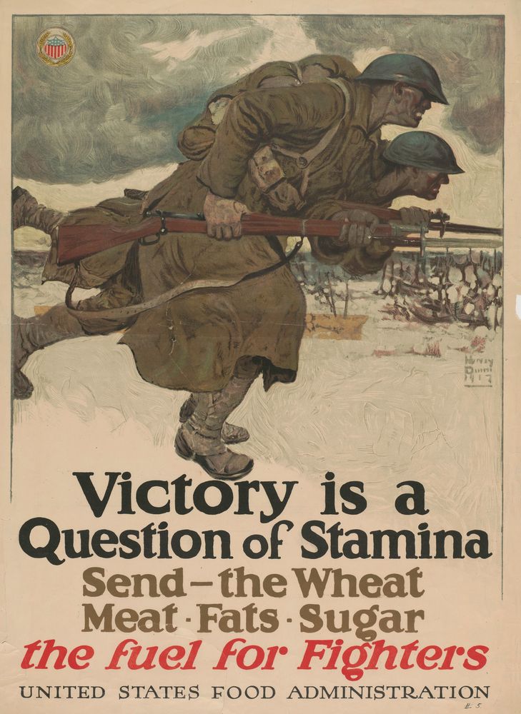 Victory Is a Question of Stamina - by Harvey Dunn