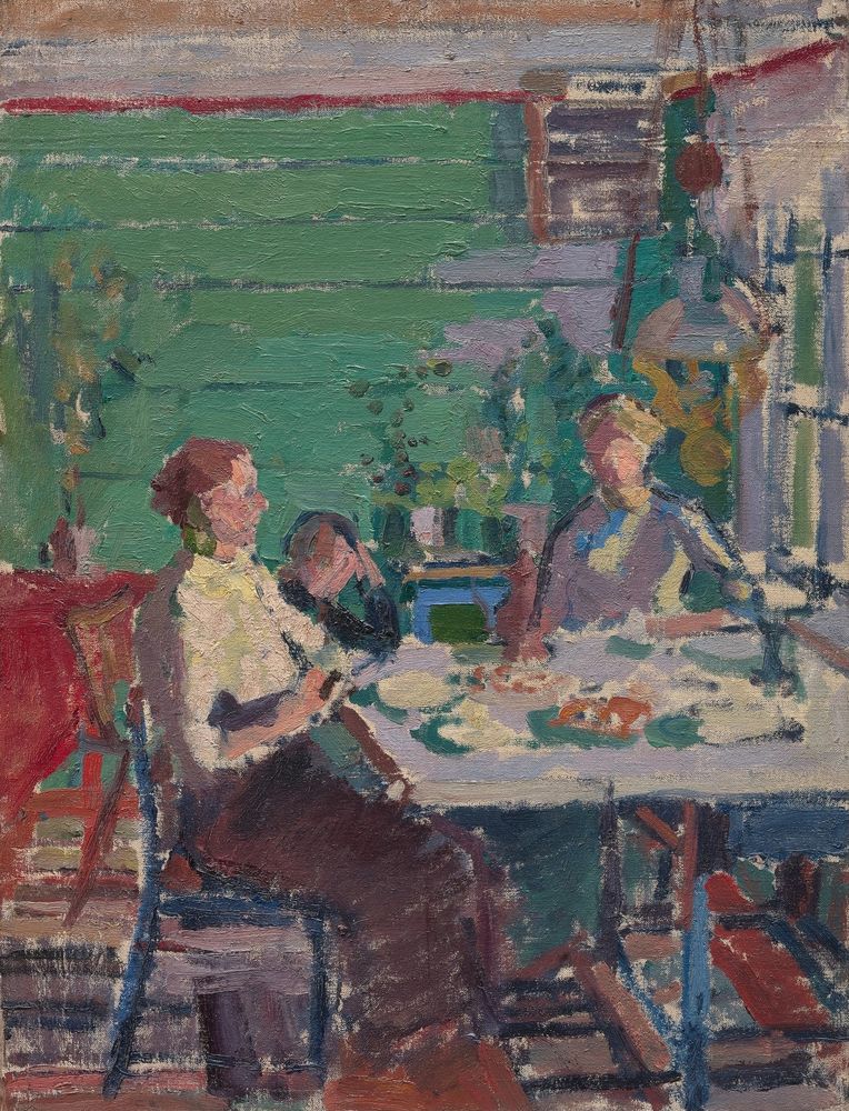 Interior Scene, Possibly in Norway - by Harold Gilman