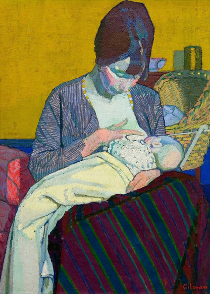 Mother and Child - by Harold Gilman