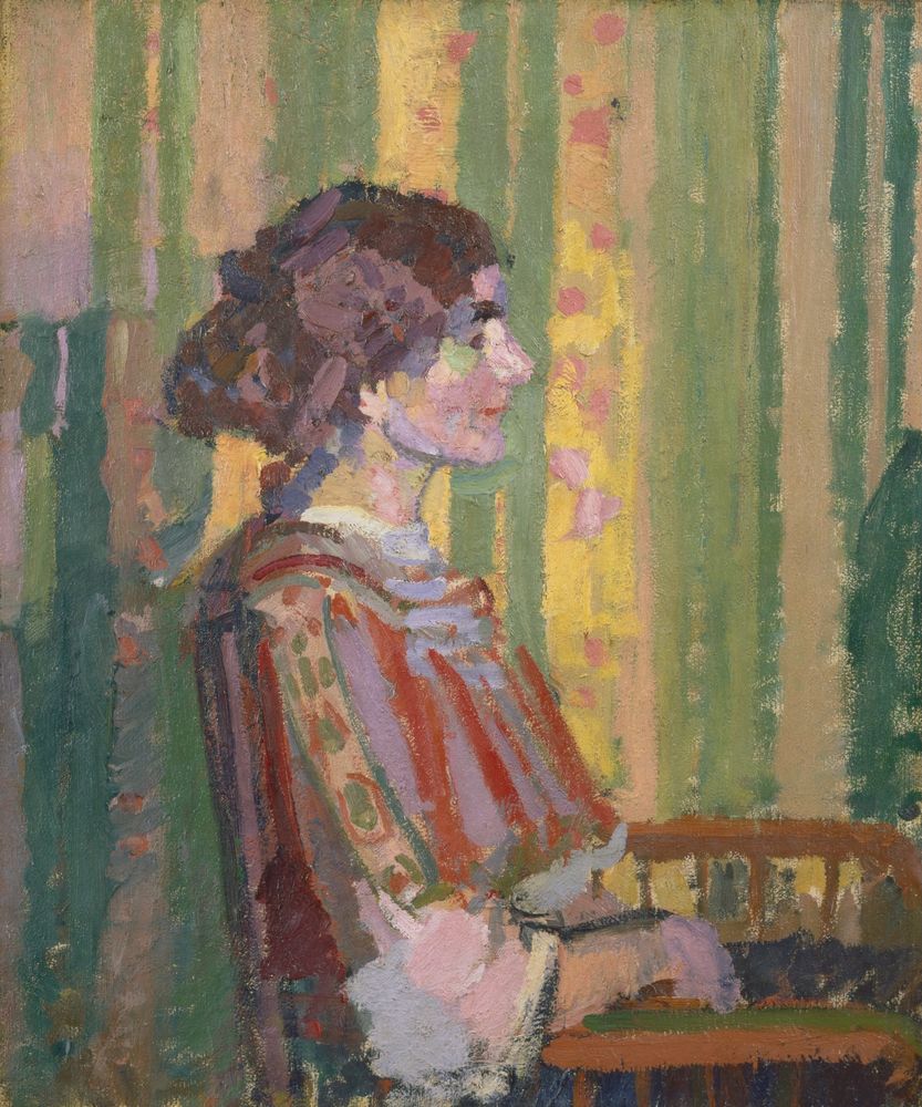 Stanislawa de Karlowska (Mrs. Robert Bevan) - by Harold Gilman